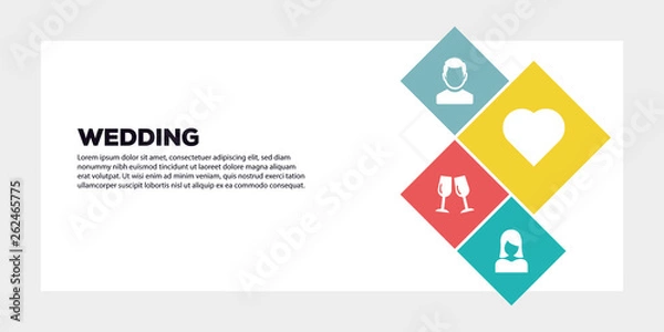 Obraz WEDDING BANNER CONCEPT