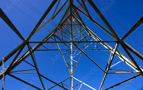 Obraz Strommast von unten