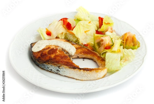 Fototapeta fish plate