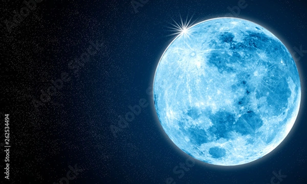 Obraz Outward view of the moon