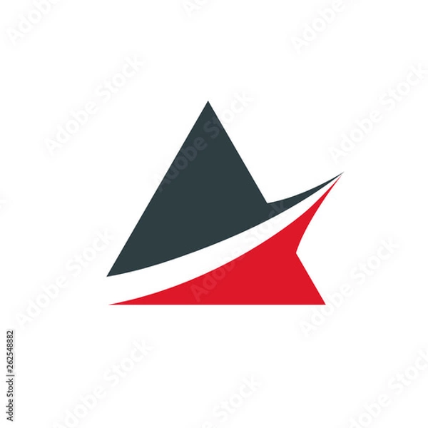 Obraz Triangle Design Logo - Vector