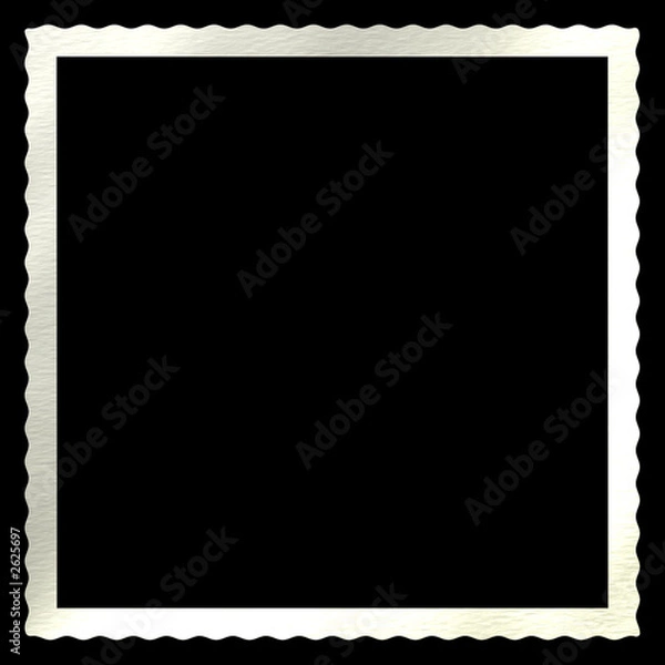 Fototapeta white deckle edge