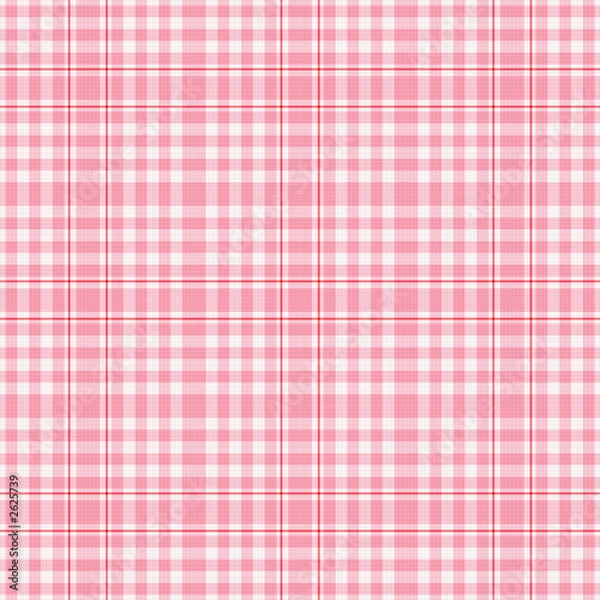 Obraz seamles pink white plaid