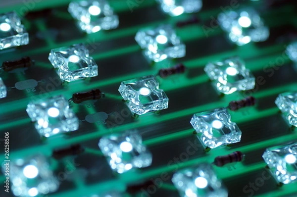 Obraz 基板実装白色FluxLED点灯