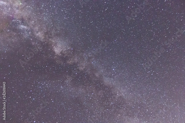 Fototapeta view of the milk route with a very starry sky