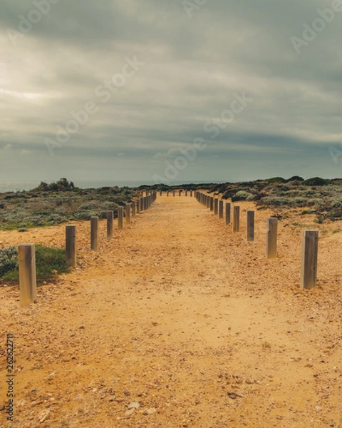 Fototapeta Trail on the cliffs of Cape Sardão