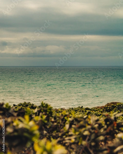 Fototapeta View of the sea near the cliffs of Cape Sardão
