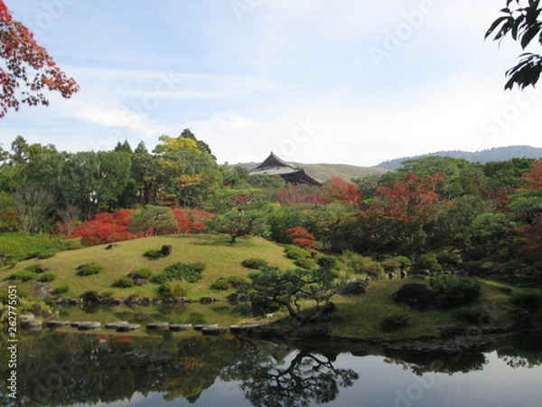 Fototapeta 秋の依水園