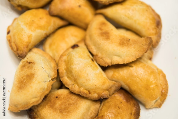 Obraz delicious baked dumplings