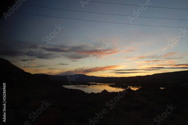 Obraz Sunset view Lake