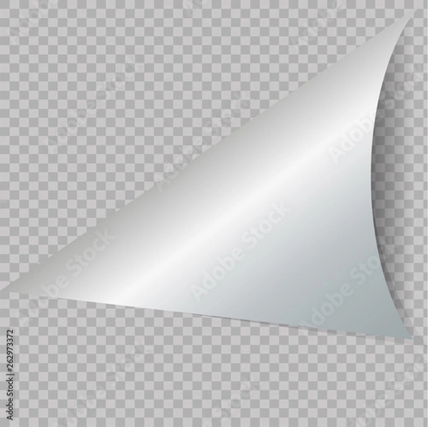 Obraz Turn Page sticker. Vector