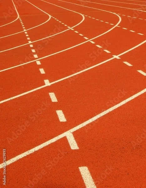 Fototapeta athletic surface markings