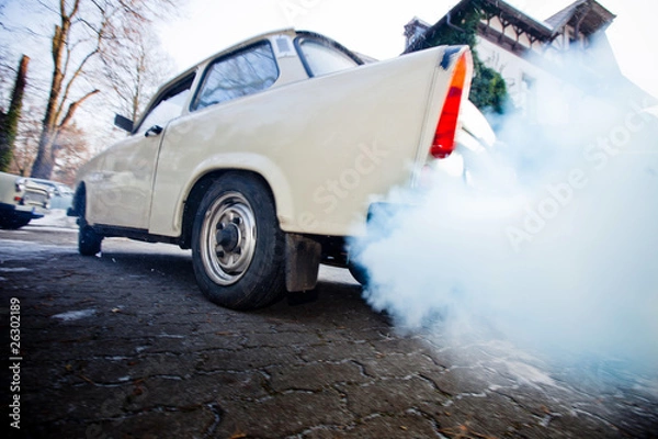 Obraz zanieczyszczenie ruchu