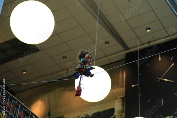 Obraz Toy, clown on the rope