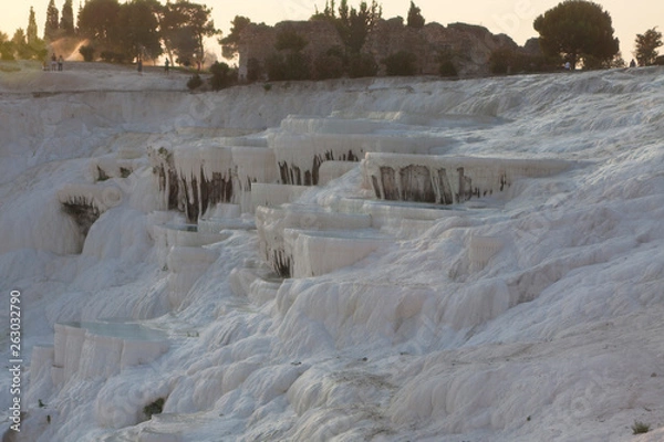 Fototapeta pools and terraces pamukkale turkey