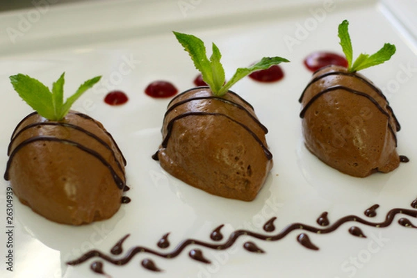 Obraz Mousse au chocolat