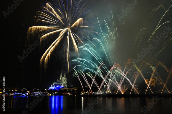 Obraz Cologne City Lights - Kölner Lichter