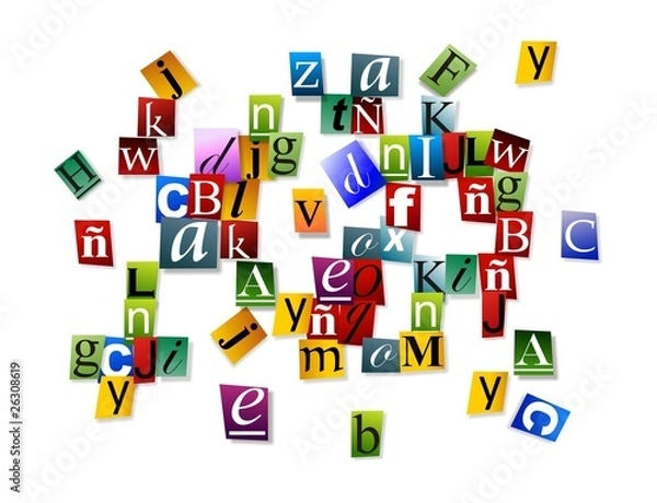 Fototapeta LETRAS