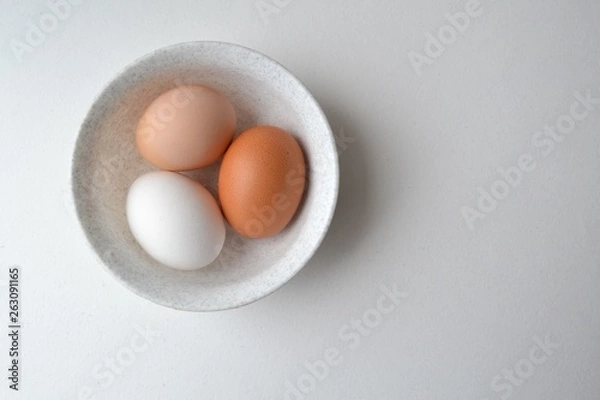 Obraz eggs in a plate
