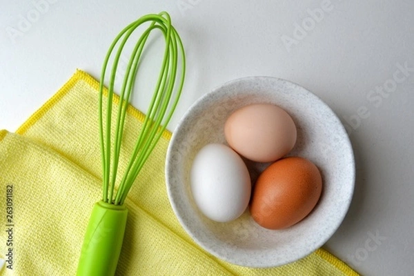 Obraz eggs in a plate