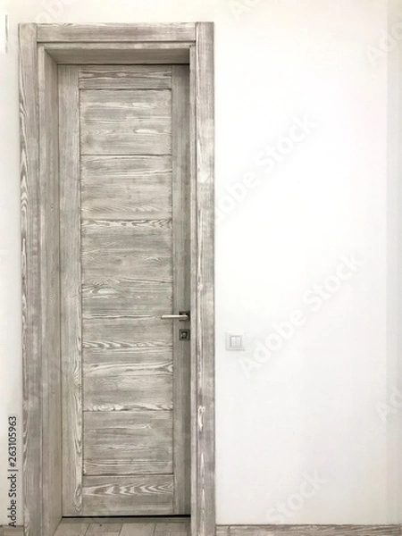 Obraz door in white wall