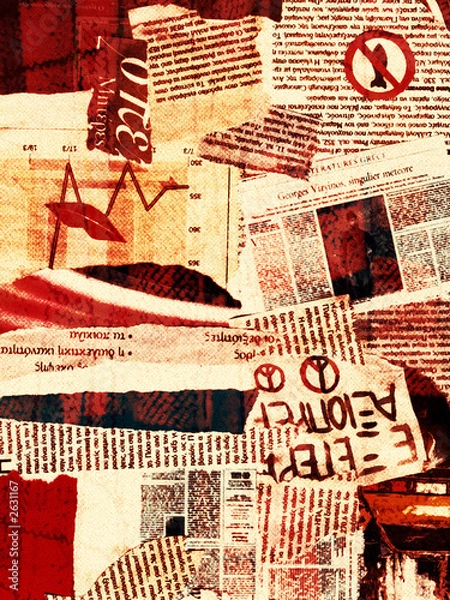 Fototapeta newspaper background