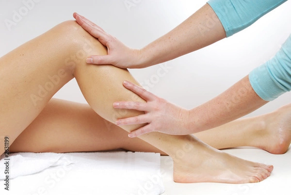 Obraz massage des jambes