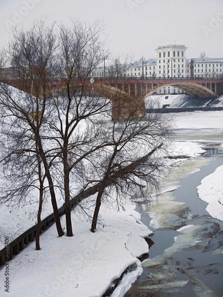 Fototapeta river vitba - mart 2007