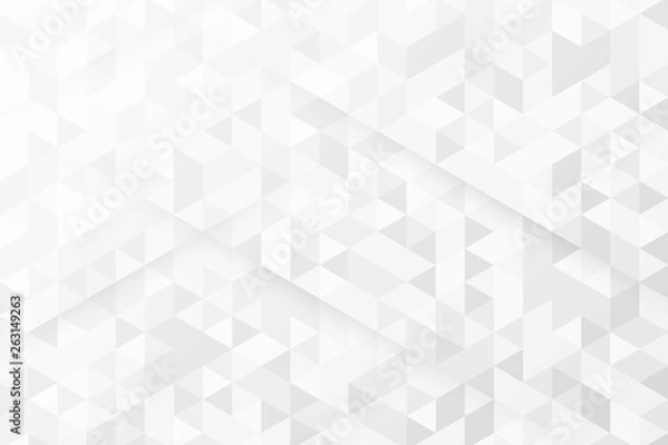 Fototapeta white background with triangle patterns