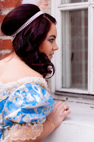 Obraz Lady in blue