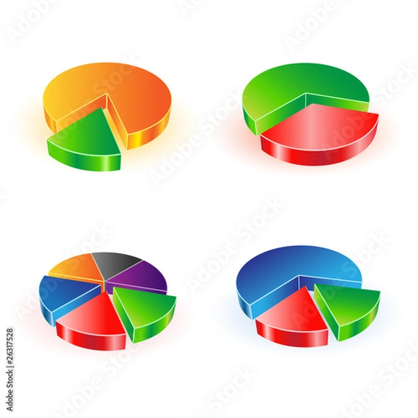 Fototapeta pie chart