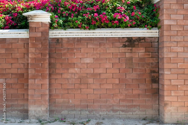 Fototapeta Background of brick wall texture.