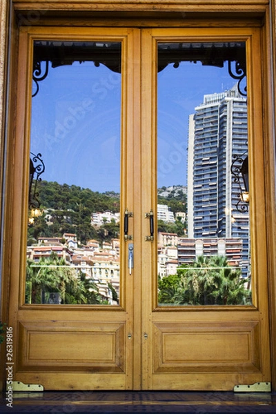 Fototapeta Reflection of Monte Carlo in Doors.