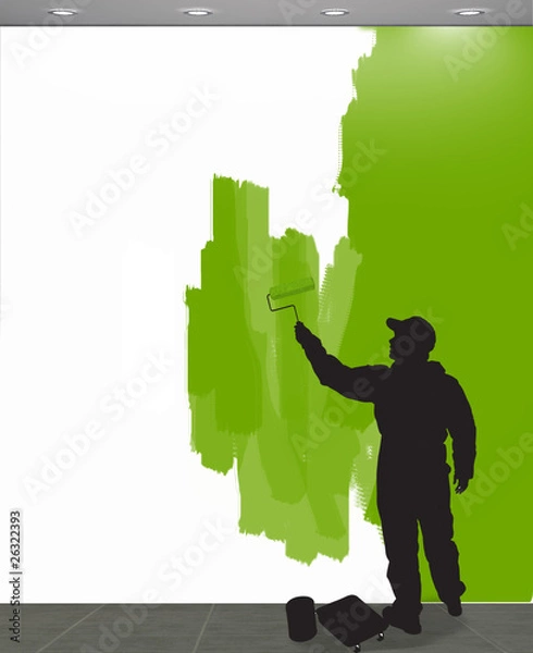 Fototapeta Stanza da dipingere