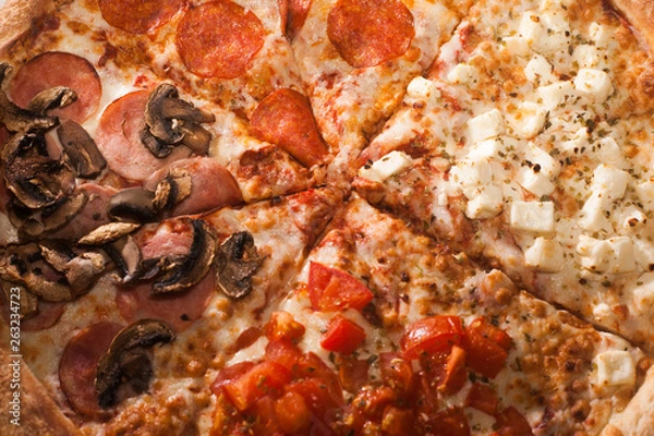 Obraz Assorted pizza,