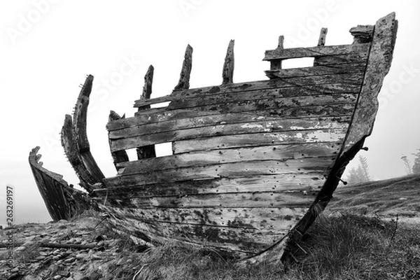 Obraz Old, worn, textered and desolate