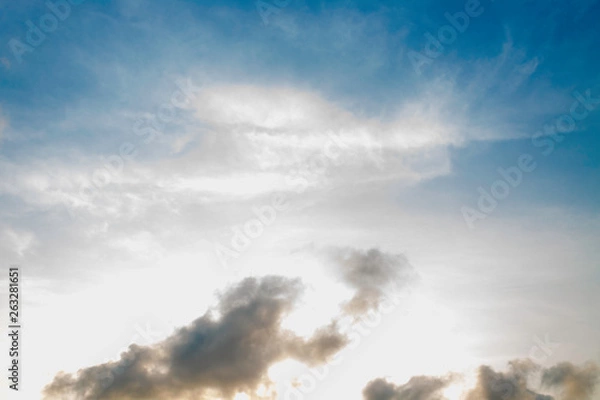 Fototapeta evening sky