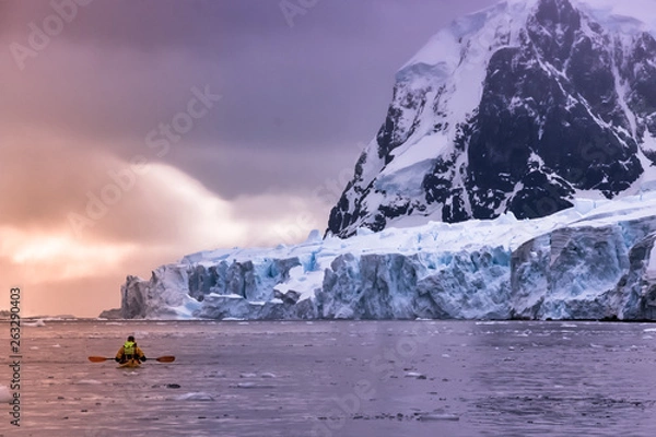 Obraz Kayaking in Antarctica