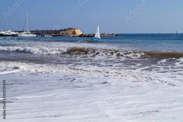Fototapeta Żaglówki w oddali