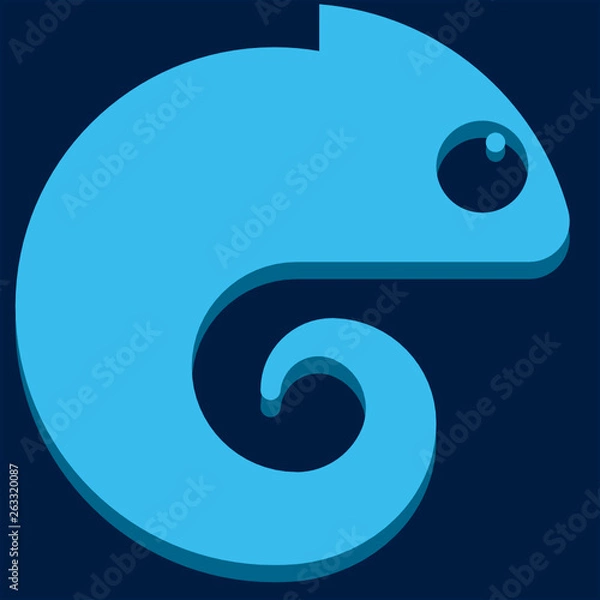 Fototapeta chameleon