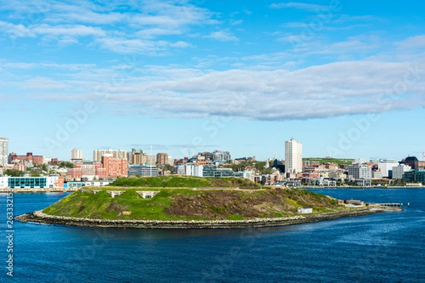 Obraz Halifax Harbour skyline, Nova Scotia with George's Island