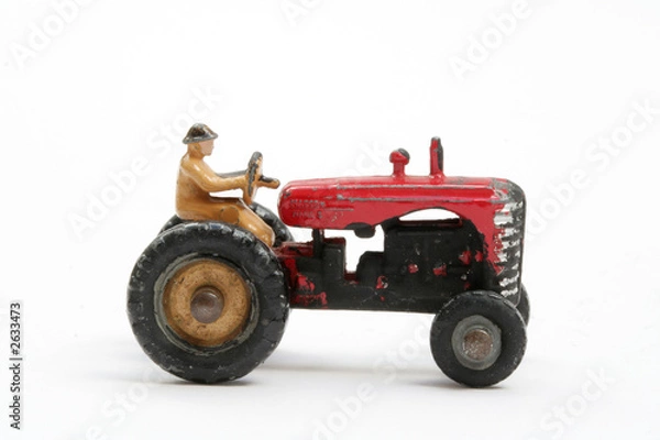 Fototapeta tractor model