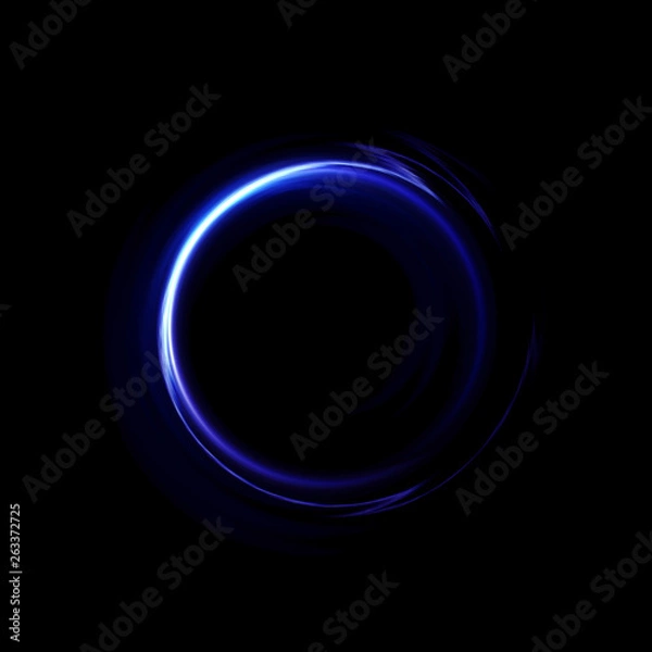 Fototapeta circle flare with rays