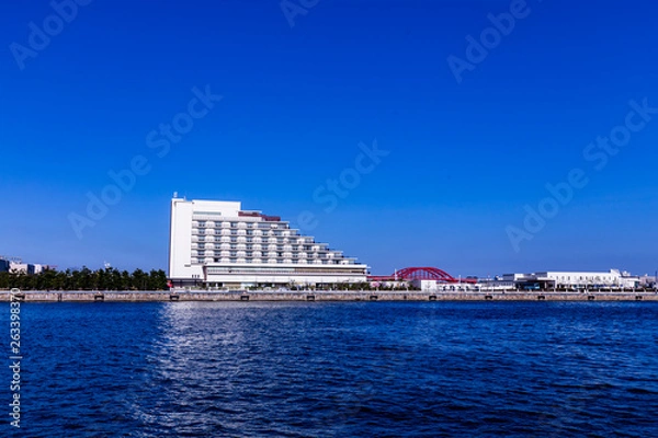 Fototapeta 神戸みなと温泉蓮