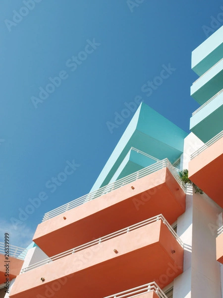 Obraz Art Deco Gebäude