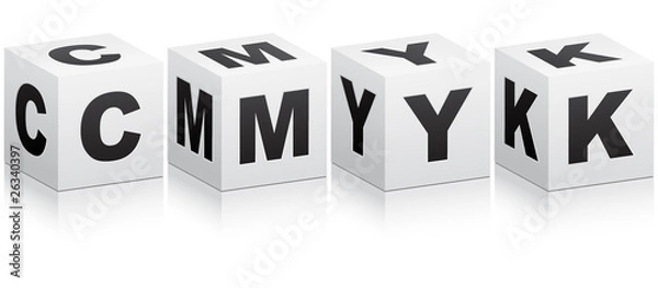 Obraz CMYK colors