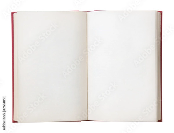 Obraz blank book open