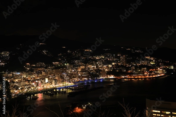 Fototapeta 熱海の夜景