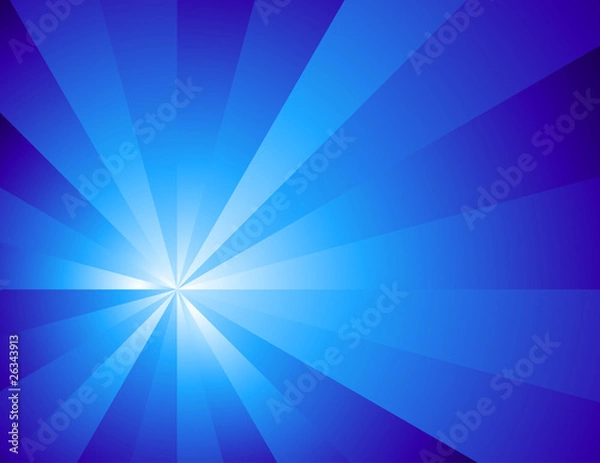 Obraz Blue lighting abstract