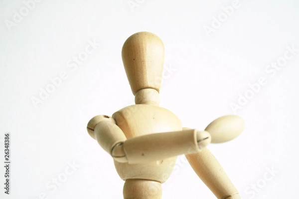 Fototapeta Wooden puppet.